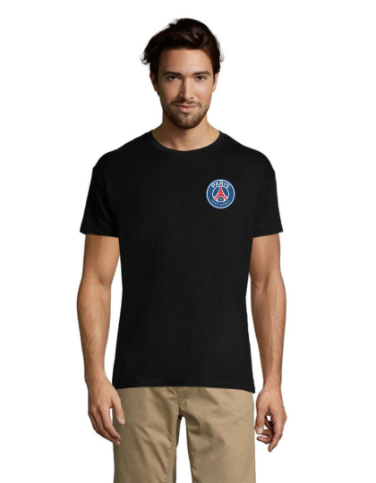 Tricou bărbătesc PSG negru 2XL