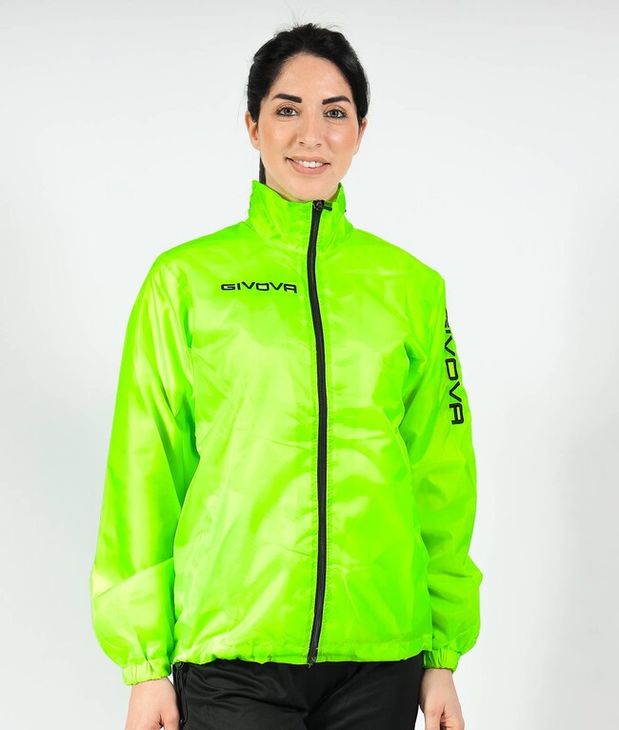 RAIN JACKET WIND galben fluo 2XS