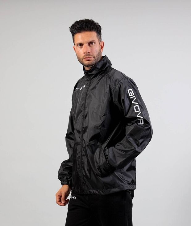 RAIN JACKET WIND negru 3XL