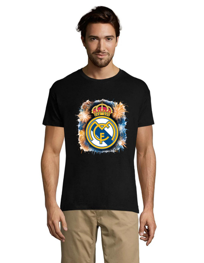 Real Madrid 4 tricou negru pentru bărbati L