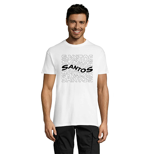 Santos Club 1 tricou alb pentru bărbați 2XL