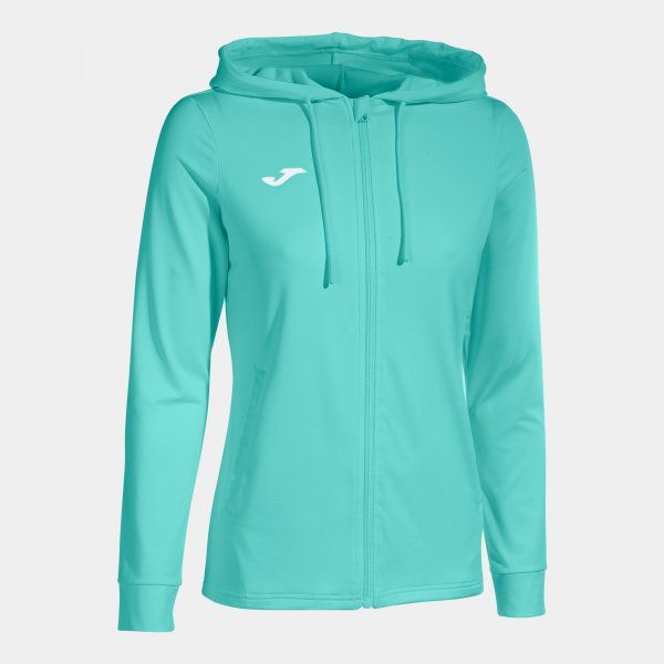 SCULPTURE II ZIP-UP HOODIE TURQUOISE 3XS