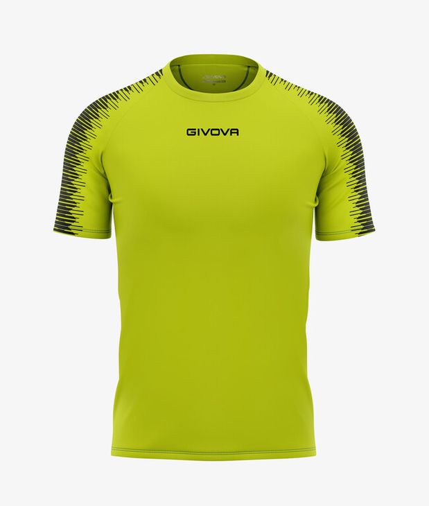 SHIRT CLUB IN MESH tricou / tricou galben fluo/negru XS