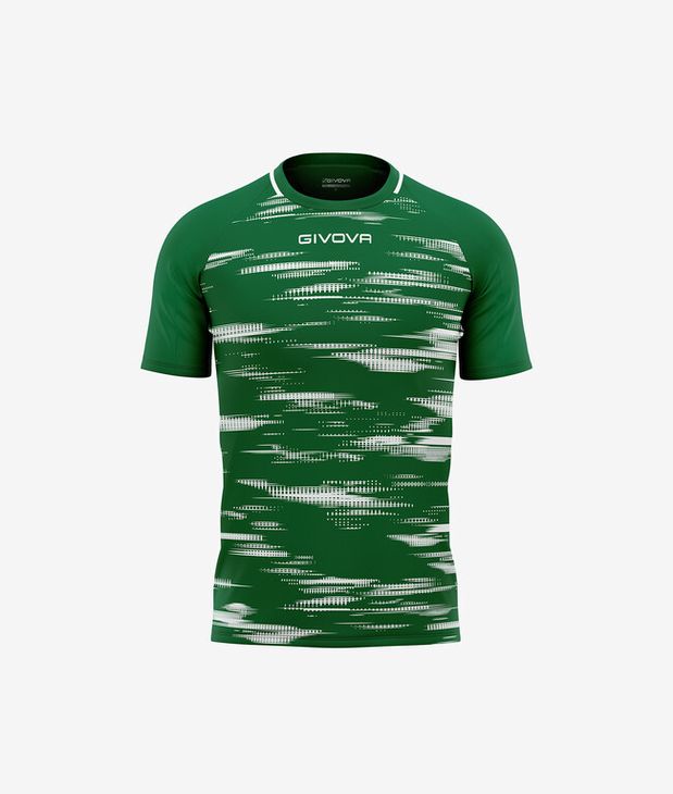 SHIRT PIXEL INTERLOCK tricou verde/alb 2XL