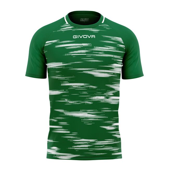 SHIRT PIXEL tricou verde/alb L