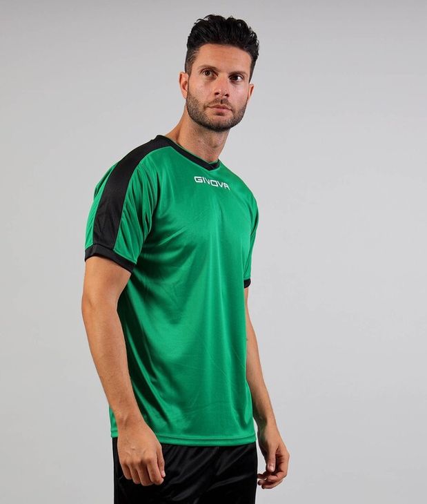 SHIRT REVOLUTION INTERLOCK tricou verde/negru L