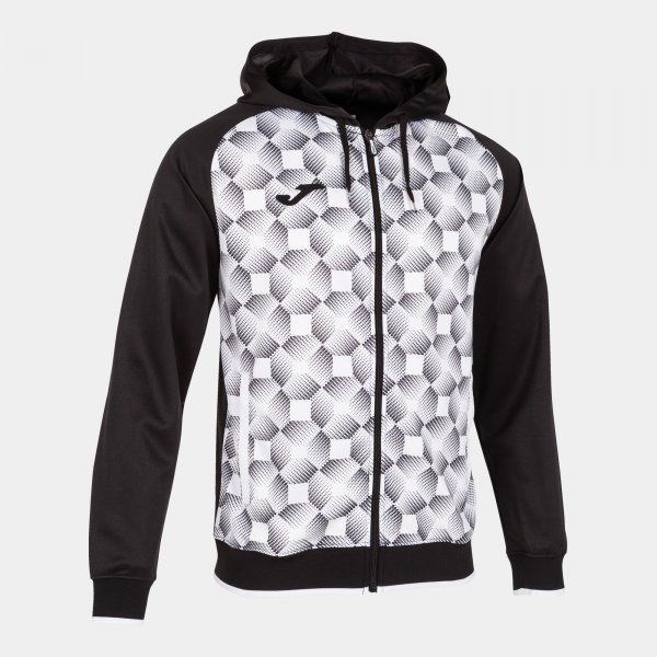 SWEATSHIRT SUPERNOVA III ZIP-UP HOODIE alb negru 6XS