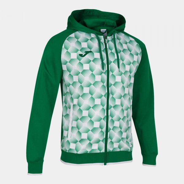 SWEATSHIRT SUPERNOVA III ZIP-UP HOODIE hanorac verde negru L