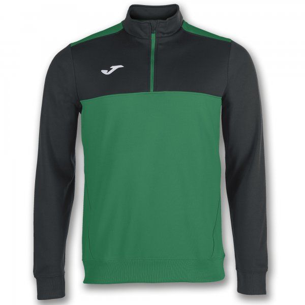 SWEATSHIRT 1/2 ZIPPER WINNER verde negru 3XL