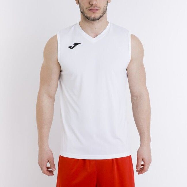 SLEEVELESS T-SHIRT COMBI alb 2XL-3XL