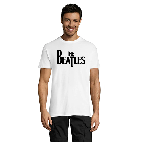 Tricou bărbătesc The Beatles alb M