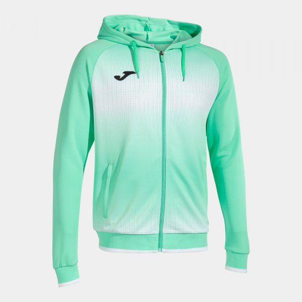 TIGER V ZIP-UP HOODIE hanorac verde negru 2XS