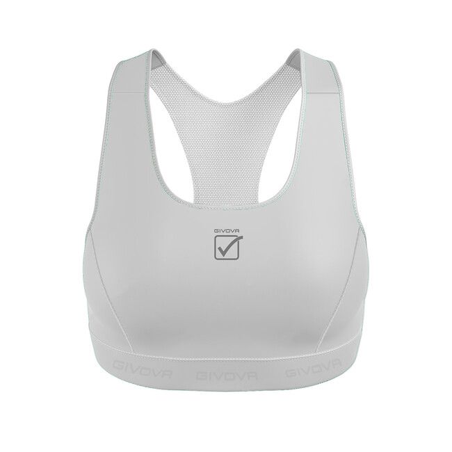 TOP DONNA ELASTIC BAND maiou sport alb M