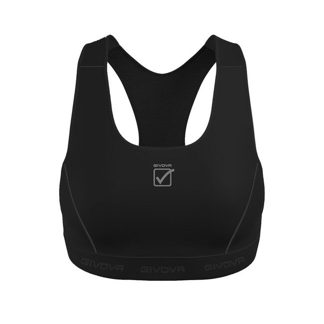 TOP DONNA ELASTIC BAND maiou sport negru XS