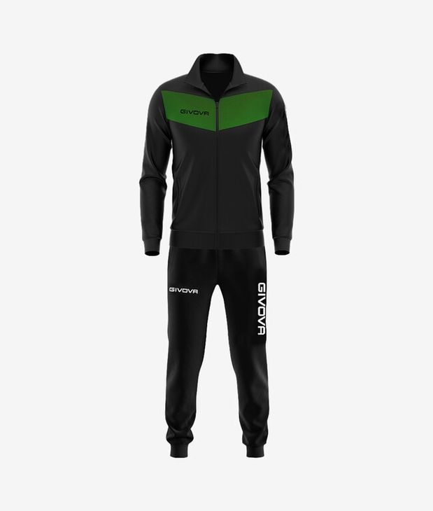 TUTA VISA TRIACETATO NERO/VERDE Tg. 5XL