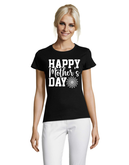 Wo Tricou bărbătesc Happy mother's day negru XS