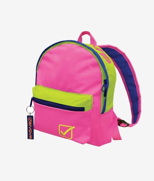 ZAINO UNIVERSITY rucsac fucsia/galben fluo UNICA